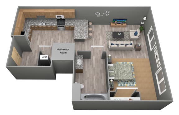 Elmhurst - 3D - Vivere Floor Plan