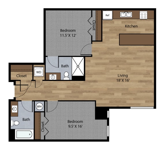 The Anderson 2D Floor Plan - The Corvina