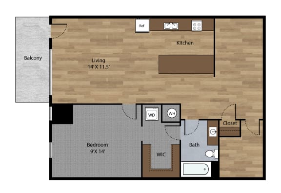 The Bradford 2D Floor Plan - The Corvina