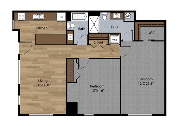 The Buford 2D Floor Plan - The Corvina