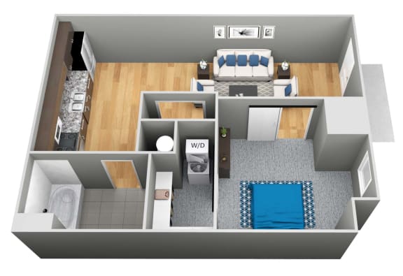 The Gallagher Floor Plan 3D - The Corvina