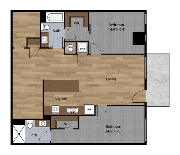 The Omaha 2D Floor Plan - The Corvina