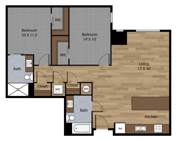 The Union 2D Floor Plan - The Corvina