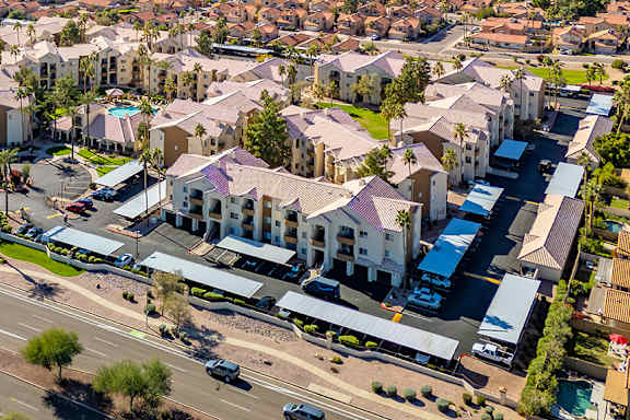 Attached and detached garages available - Sonterra Apartments at Paradise Valley