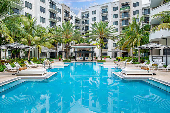 Resort-style swimming pool - The Remy Apartments
