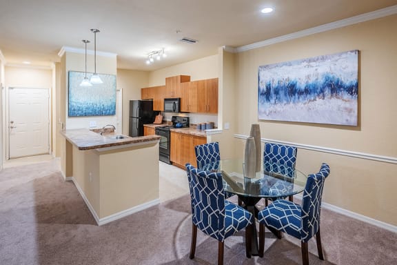 Delano at Cypress Creek light cherry wood cabinetry