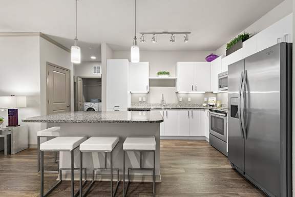 European-style cabinetry   in kitchens and bathrooms - Bonterra Parc