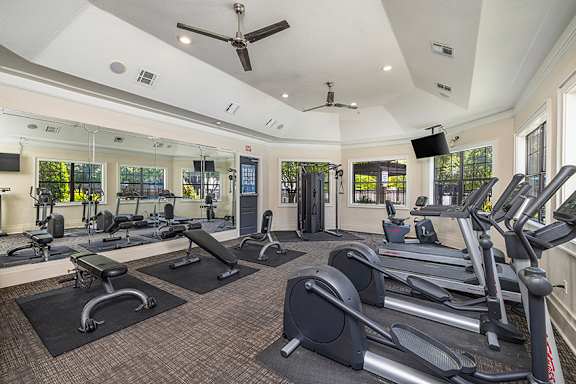 24-hour fitness center - Delayne at Twin Creek