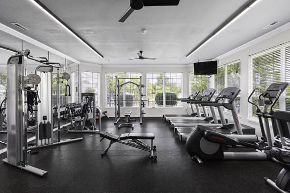 The Gardens at Polaris fully-equipped fitness center