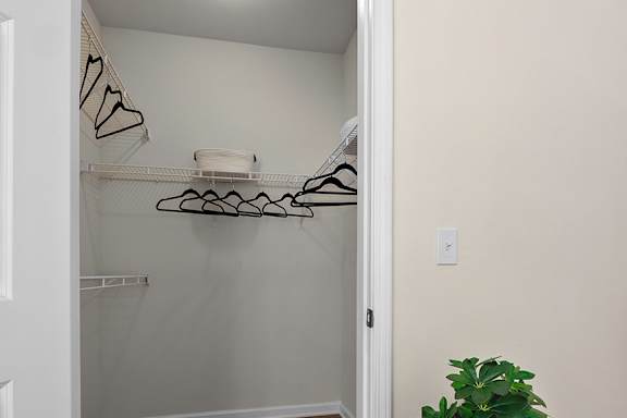 Walk-in closets - Belle Harbour Apartments