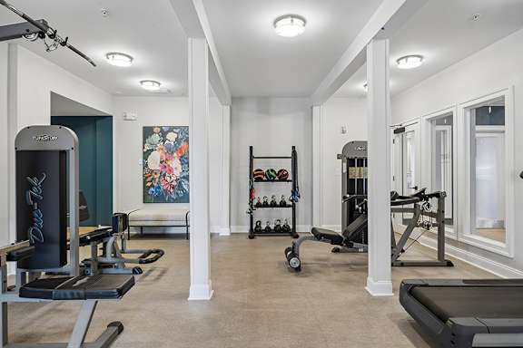 Resident fitness center - Avenel at Montgomery Square