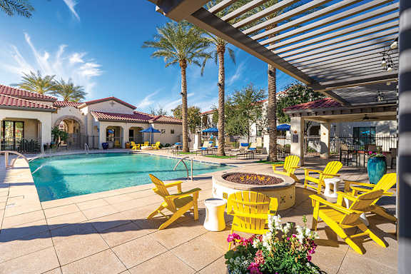 Three of three resort-style swimming pools - Almeria at Ocotillo