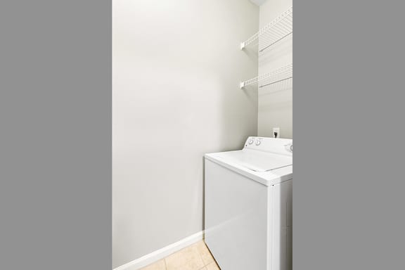 Full-sized washer/dryers in each unit - Courtney Station Apartments