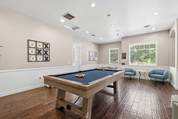 Billiards and recreation room - Preserve at Blue Ravine