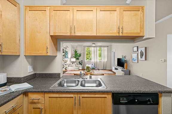 kitchen upper and lower cabinetry