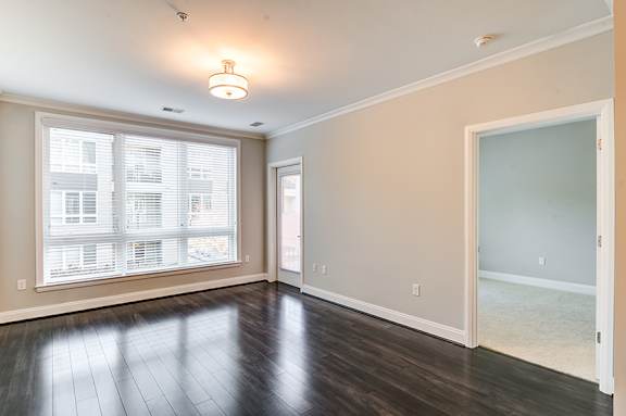 Wood-style flooring in kitchen, entry and living areas - The Perry