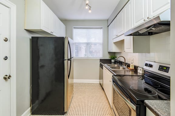 Hayes House subway tile backsplash