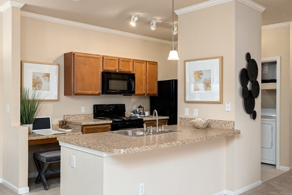 Cordillera Ranch Apartments - Deep double stainless steel sink