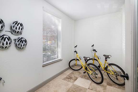 Apartments bicycles available for checkout - Monterra Las Colinas