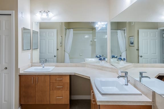 Delano at Cypress Creek dual sink vanities