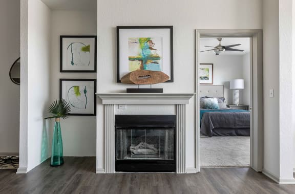 A fireplace in every unit - Emmersyn at Lone Tree