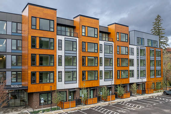 Patios in select units - Willow Apartments