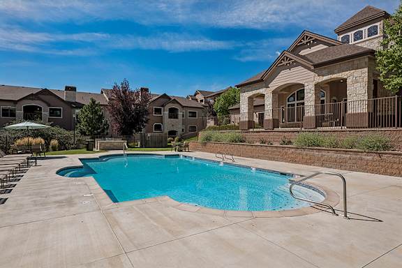 Heated resort-style swimming pool - Grand Centennial Apartments