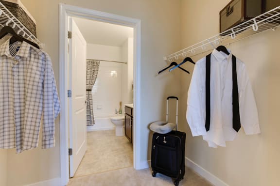 Urban Green - Spacious walk-in closets in select units