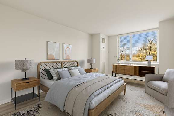 Individual central air and heating - Hill House at Chestnut HIll
