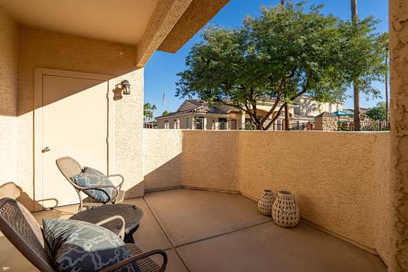 Oversized patios and balconies - Arrowhead Landing Apartments