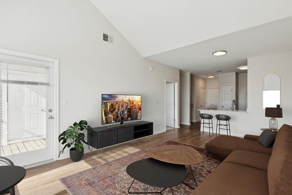 Vaulted ceilings - Avenel at Montgomery Square