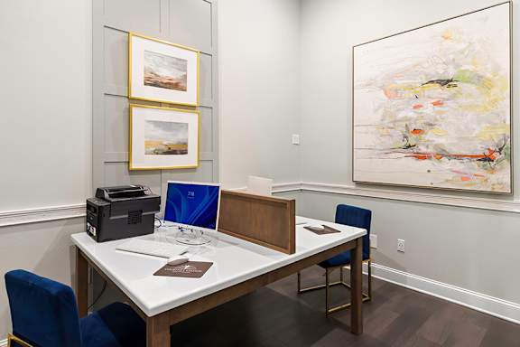 Business center - Courtney Station Apartments