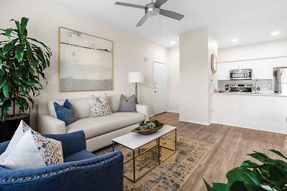 Ask about our unit upgrades including hardwood style flooring - Sonterra Apartments at Paradise Valley