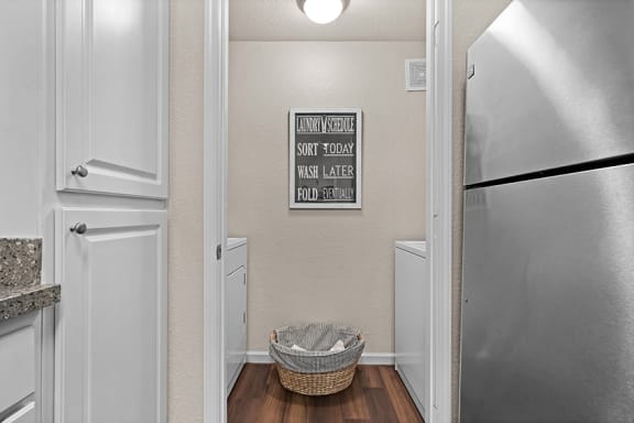 Full-sized washer/dryers - Willow Spring Apartments