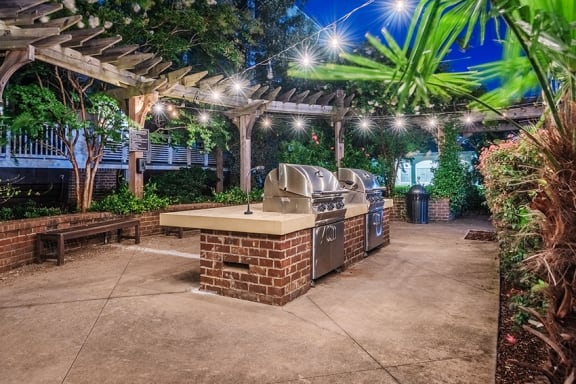 Windward Long Point Apartments - Grilling station and picnic area
