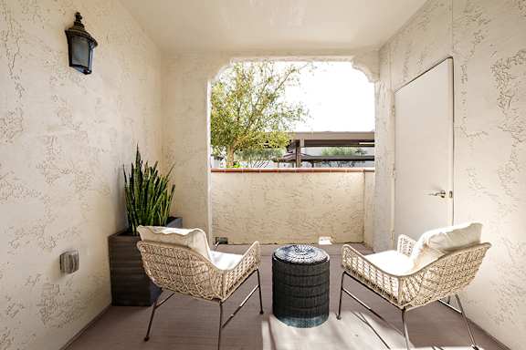 Private terrace or balcony in select units - Almeria at Ocotillo