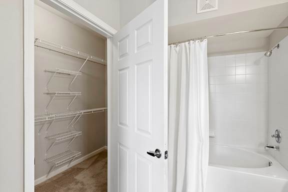 Walk-in closets - Courtney Station Apartments