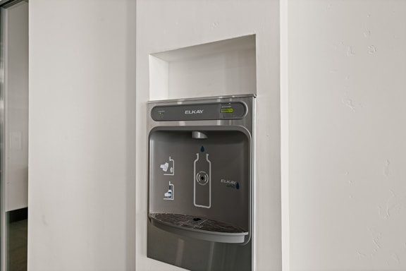 La Via fitness center water bottle filling station