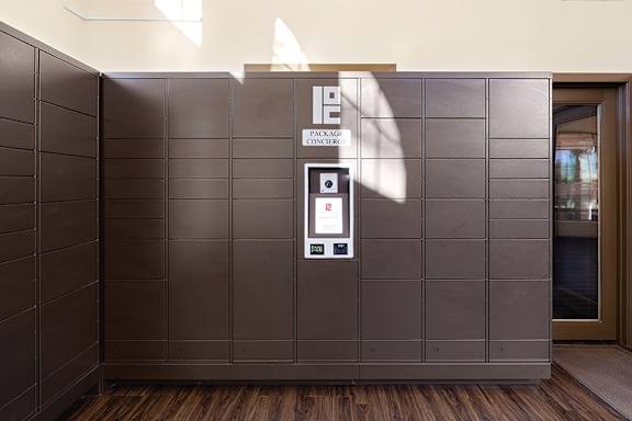 Electronic parcel locker system - Almeria at Ocotillo