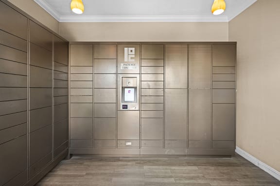 24-hour electronic parcel locker system - Willow Spring Apartments