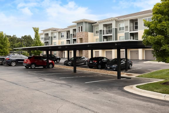 The Haven at Shoal Creek carport and covered parking