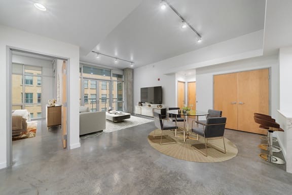 Stained or polished concrete floors - Main 3 Downtown