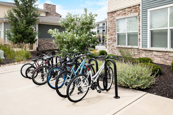 The Haven at Shoal Creek bike storage
