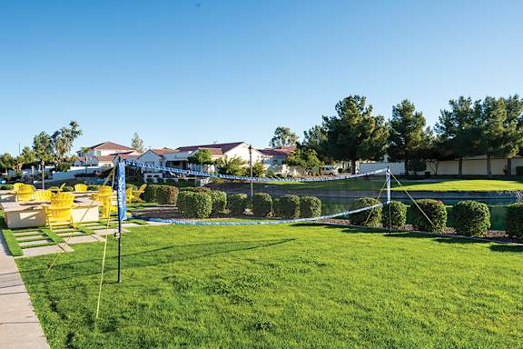 Outdoor volleyball court - Almeria at Ocotillo