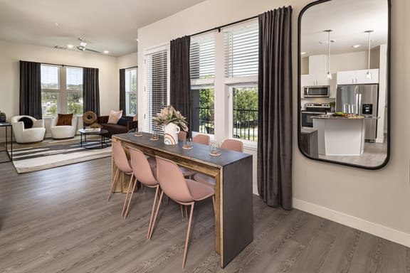 Open concept living spaces - NOVA at Green Ranch