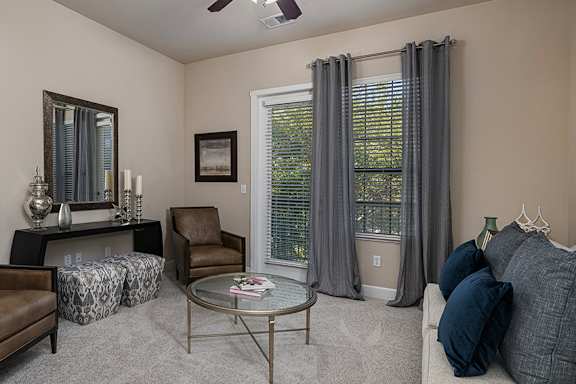 French doors to patio or balcony in select units - Monterra Las Colinas Apartments