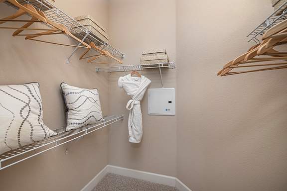 Spacious walk-in closets - Monterra Las Colinas Apartments