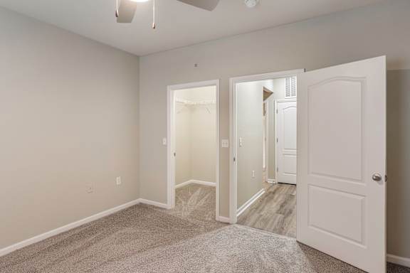 Spacious walk-in closets - Lantern Woods Apartments