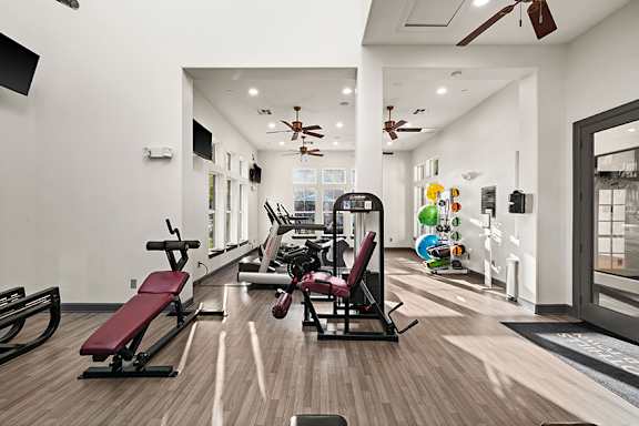 Fitness center - Foothills at Old Town Apartments