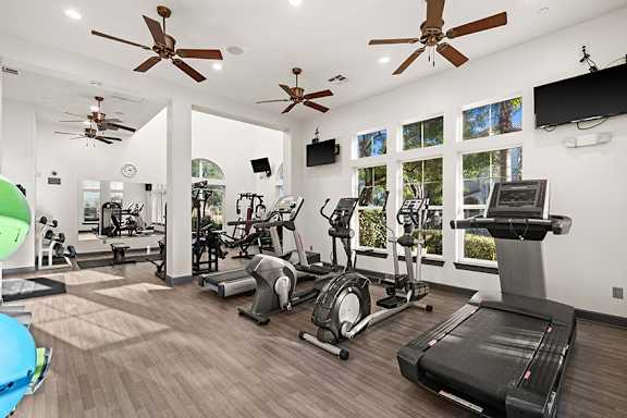 Fitness center - Foothills at Old Town Apartments